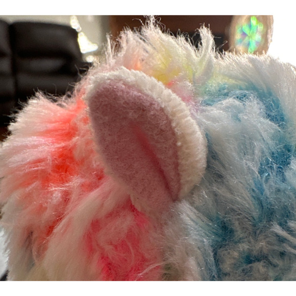 Rainbow Lola Alpaca Plush Toy Stuffed Animal Fluffy Llama Multicolor Cuddly Soft - Picture 9 of 10